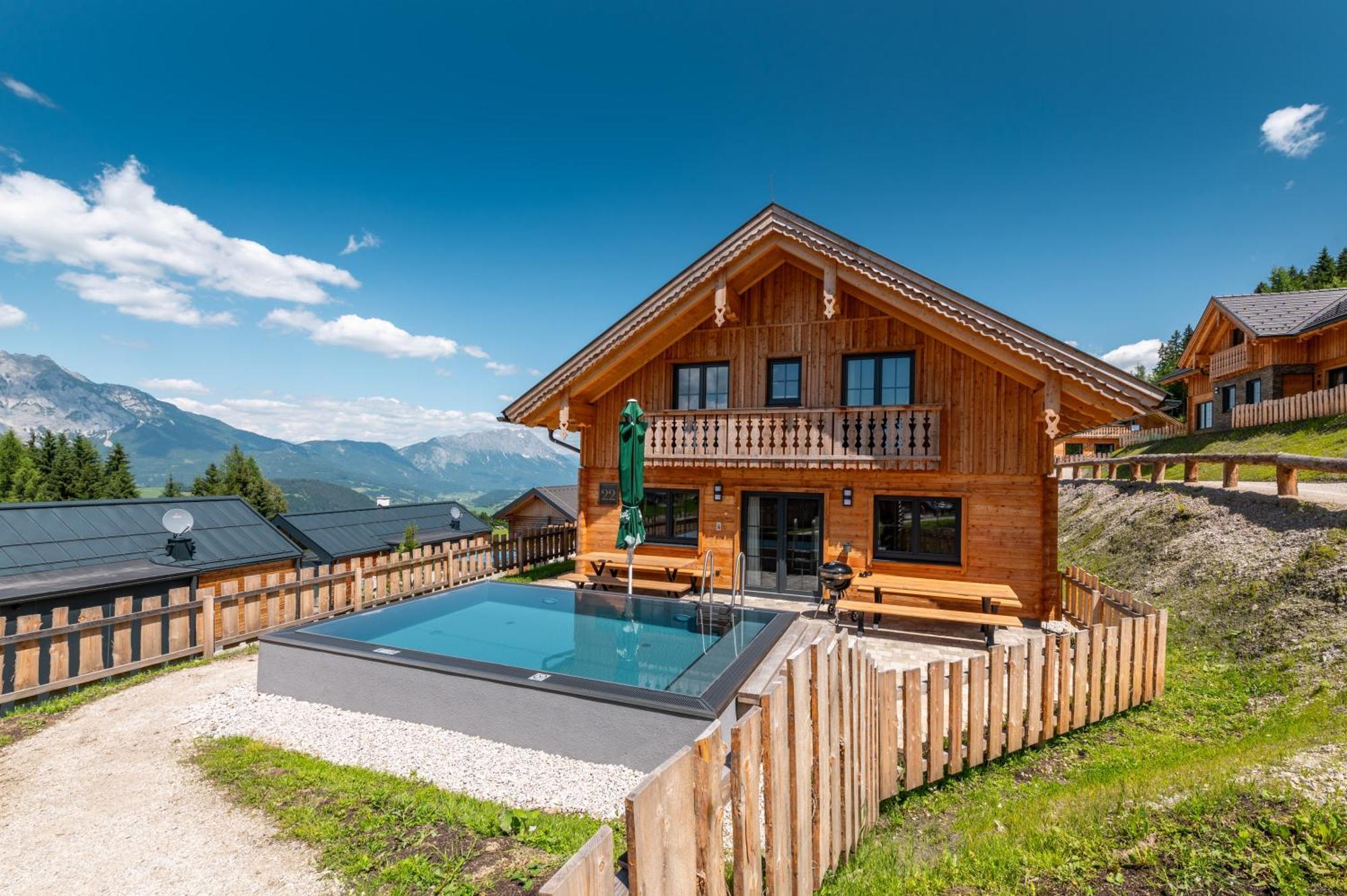 Poolchalet Dachsteinblick Pruggern Luaran gambar